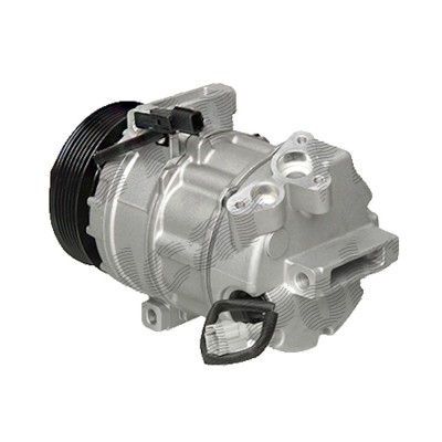 Compresor aer conditionat Nissan X-Trail (T31), 2007-2014, motorizare 2.0, 103kw, benzina, rola curea 119 mm, 6 caneluri, tip Valeo; tip Zexel: DCS17 foto