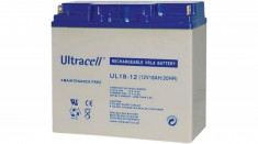 ACUMULATOR UPS ULTRACELL &amp;quot;UL Series - general Series&amp;quot; 12V 18AH &amp;quot;UL18-12&amp;quot; foto