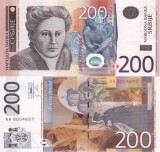SERBIA 200 dinara 2011 UNC!!!