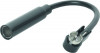 Cablu adaptor auto antena DIN soclu - ISO mufa in unghi cu cablu 15cm 4CarMedia ZRS-AA-4