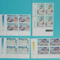 TIMBRE ROMANIA LP 1445/1997 SPORTURI NEOLIMPICE -BLOC DE 4 TIMBRE - MNH