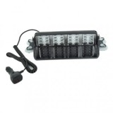 Lampa Stroboscopica LED Auto Parbriz 48W Rosu Albastru 16 LED Super Luminoase 12V