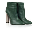 Botine piele naturala Paloma Verde - sau Orice Culoare