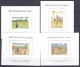 DB1 Pictura Mali 1999 Lupta Contra Saraciei 4 x SS MNH, Nestampilat