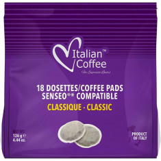 Cafea Classico, 18 paduri compatibile Senseo®*, Italian Coffee