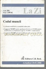 Codul Muncii 20.01.2008 - Legalis La Zi foto