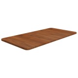 Cumpara ieftin Blat de baie, maro inchis, 80x40x1,5 cm, lemn masiv tratat