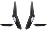 Ornamente bara fata flapsuri VW Golf 8 Mk8 MQB GTI / R-Line (2020-Up) Negru Lucios