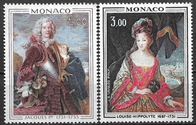 B2978 - Monaco 1972 - Pictura 2v.neuzat,perfecta stare foto