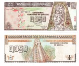 Guatemala 0,5 Quetzal 1992 P-72b UNC Tecun Uman