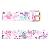 Cumpara ieftin Curea silicon, compatibila Amazfit Active, telescoape QR, Butterfly