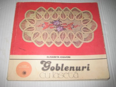 8049-Elisabeta Iosivoni-Goblenuri cu laseta-1981. Arta populara. foto