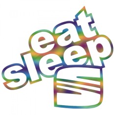 Sticker Seat Eat Sleep