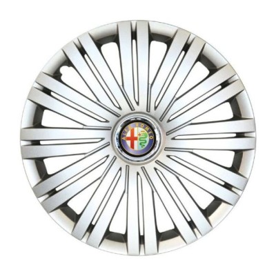 Set 4 Capace Roti R15, Potrivite Jantelor de 15 inch, Pentru Alfa Romeo, Model 339 foto