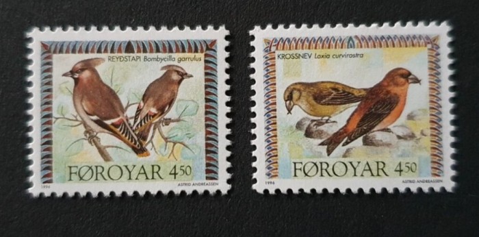 Foroyar Feroe Danemarca MNH 1996 - Pasari invazive