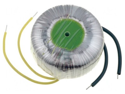 Transformator toroidal 60VA 230V 17V 3.52A cu cabluri foto