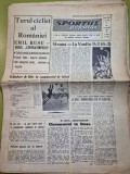 Ziarul sportul popular 18 septembrie 1967 - dinamo bucuresti liderul campionatului de fotbal,emil ruscu ciclism turul romaniei
