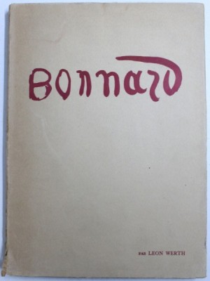 BONNARD par LEON WERTH , 1923 foto