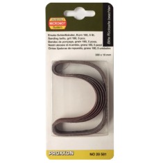 Set benzi de slefuire pentru BS E si BS A Micromot Proxxon 28581, 330x10 mm, granulatie 180, 5 bucati