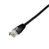 Cablu de retea UTP Well cat5e patch cord RJ45 2m negru UTP-0008-2BK-WL