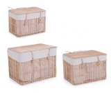 Cumpara ieftin Set 3 cosuri depozitare Yulian 37x25x25 cm, 33x30x29 cm, 48x35x35 cm
