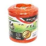 Fir portocaliu pentru gard electric 500 m, 2,5 mm, 7,4 Ohm/m Breckner