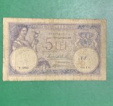 Bancnota 5 lei 19 septembrie 1929