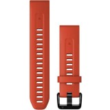 Curea Smartwatch Garmin, QuickFit&reg;, 20 mm, silicon, Flame red