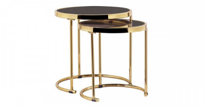 Morino K50_50 Doh&amp;aacute;nyz&amp;oacute;asztal szett #arany-fekete foto