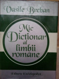 Vasile Breban - Mic dictionar al limbii romane (1997)