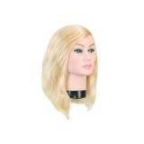 Manechin professional cu par 100 % natural Teeny Castaniu pentru tuns, vopsit Cod 091012