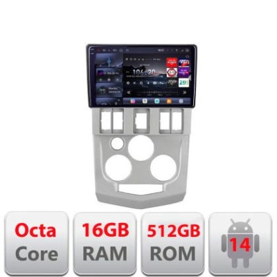 Navigatie Dacia Logan 1 2003-2010 Edotec Kit-logan 8 core QLED 2K 16+512 360 Android Waze USB Navigatie Internet Youtube Radio CarStore Technology foto