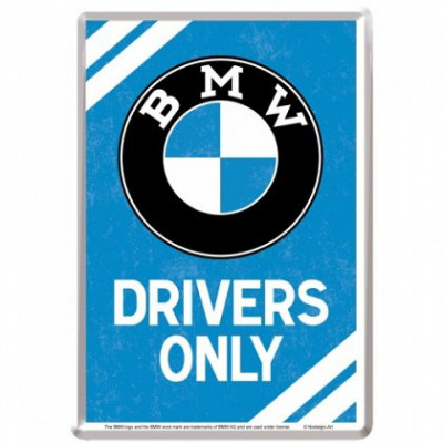 Placa metalica - BMW - Parking Only 2 - 10x14 cm foto