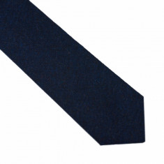 Cravata bleumarin lata lana Truman foto