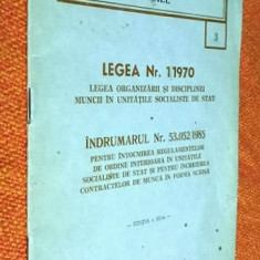 Legea nr 1/1970, Indrumarul nr 53052/1985