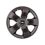 Set 4 Capace Roti 16 inchi (R16) Bis Negru, Compatibile Cu Opel