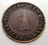 B.161 GERMANIA WEIMAR 1 REICHSPFENNIG 1931 D