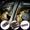 Set de 2 placi cu module LED lumina calda interior pentru Audi A1, A3, A4 B6,B7,B8, B9, A5, A6 C6, C7, C8, A8, Q2, Q3, Q5, Q7