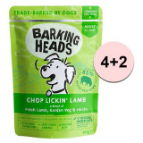 Cumpara ieftin BARKING HEADS Chop Lickin&rsquo; Lamb GRAIN FREE 300g 4+2 GRATUIT