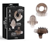 Set Mini Jucarii Teasers Ring Kit Vibro, Gri
