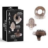 Set Mini Jucarii Teasers Ring Kit Vibro, Gri