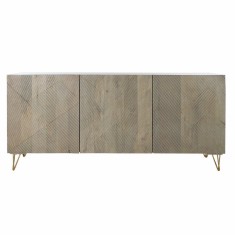 Servantă DKD Home Decor Gri Auriu* Metal Lemn de mango 160 x 45 x 75 cm