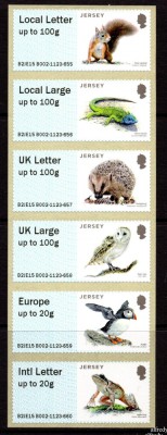 Jersey 2015, Fauna, ATM, serie neuzata, MNH foto