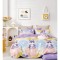 Lenjerie pat single,bumbac finet,4 piese,cearceaf cu elastic 140x200cm,cearceaf pilota 150x220cm,2 fete de perna 50x80cm-A1150