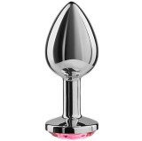 Secretplay Toys-Plug Anal Fuchsia 8 cm-Metal