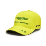Aston Martin șapcă de baseball Fernando Alonso lime F1 Team 2024 - uniw, Stichd