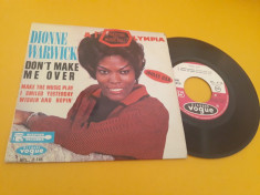 VINIL DIONNE WARWICK- DON&amp;#039;TMAKE ME OVER 1963 DISC STARE FOARTE BUNA foto