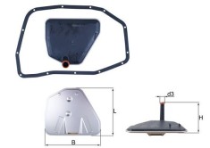 MAHLE HX 233D Filtru hidraulic cutie de viteze automata