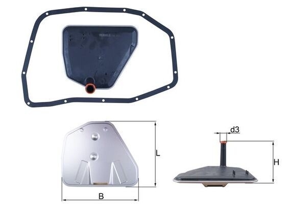 MAHLE HX 233D Filtru hidraulic cutie de viteze automata