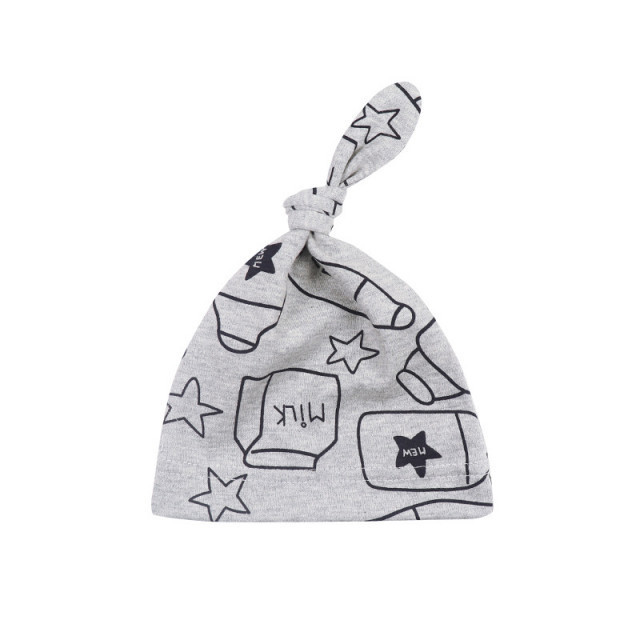 Caciulita tip fes piticot - Milk (Marime Disponibila: 0-3 luni)